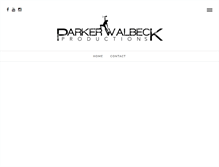 Tablet Screenshot of parkerwalbeck.com